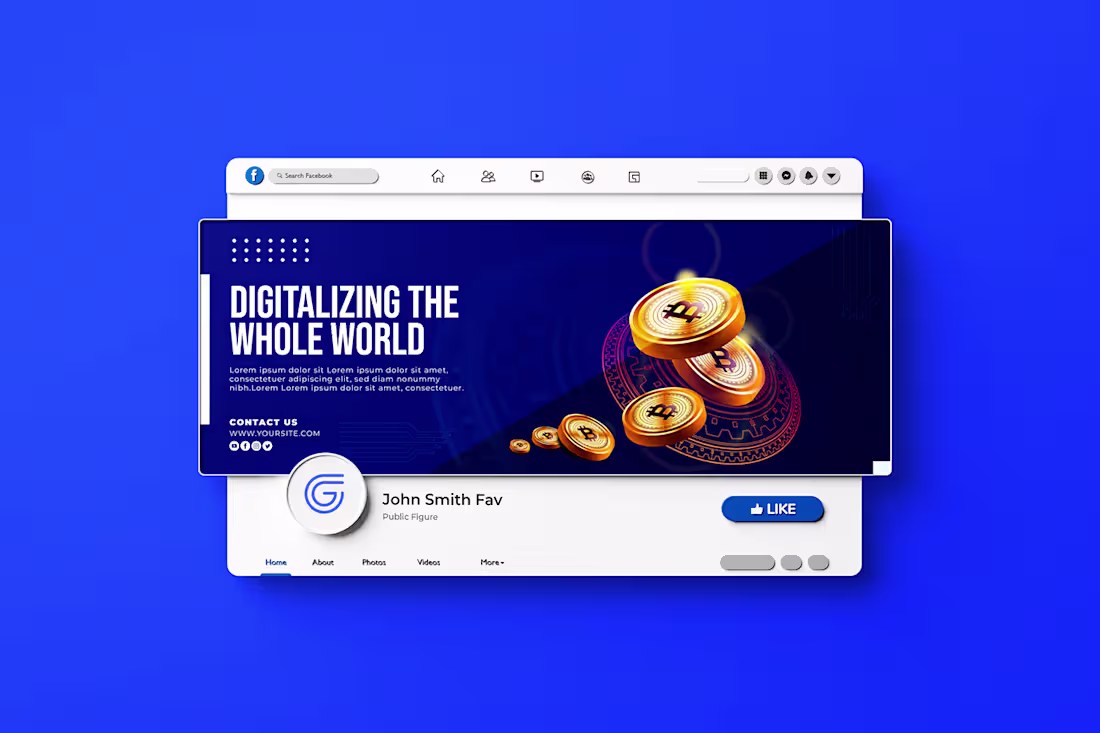 Cover image for Facebook Cover Design on Behance