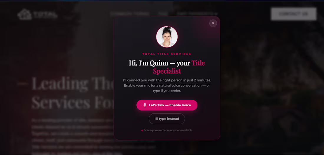 Cover image for "Voice + Text AI Chatbot