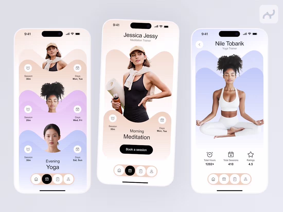 Cover image for Looking for a Yoga or Meditation App Design?