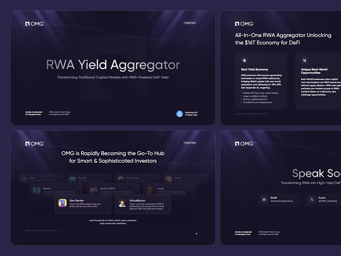 Cover image for Open Market Group, RE - Pitchdeck