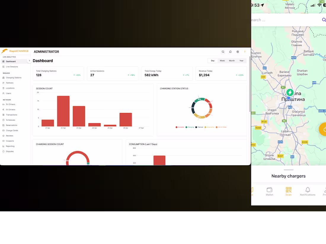 Cover image for RapidCharge - Kosovo’s First Electric Vehicle Charging Network