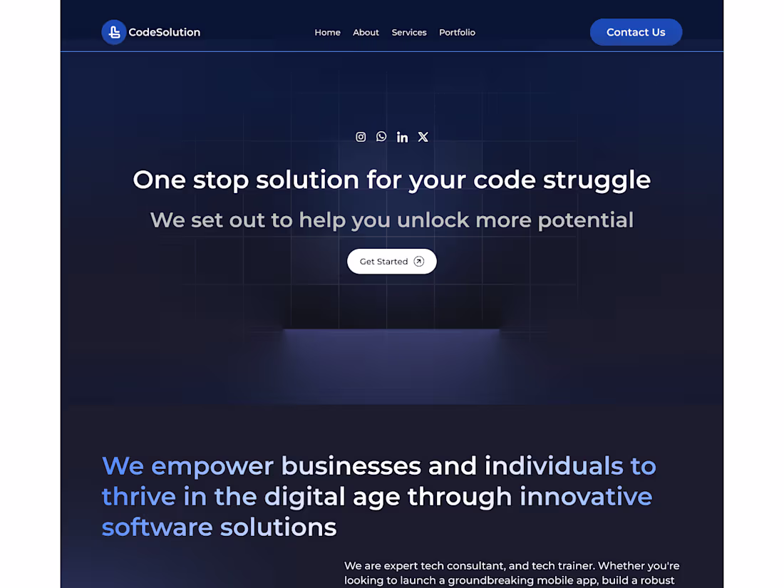 Cover image for Conversion Optimized Landing Page UI/UX Design 