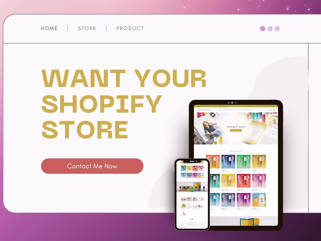 Cover image for 🛍️ Shopify Store Design & Development