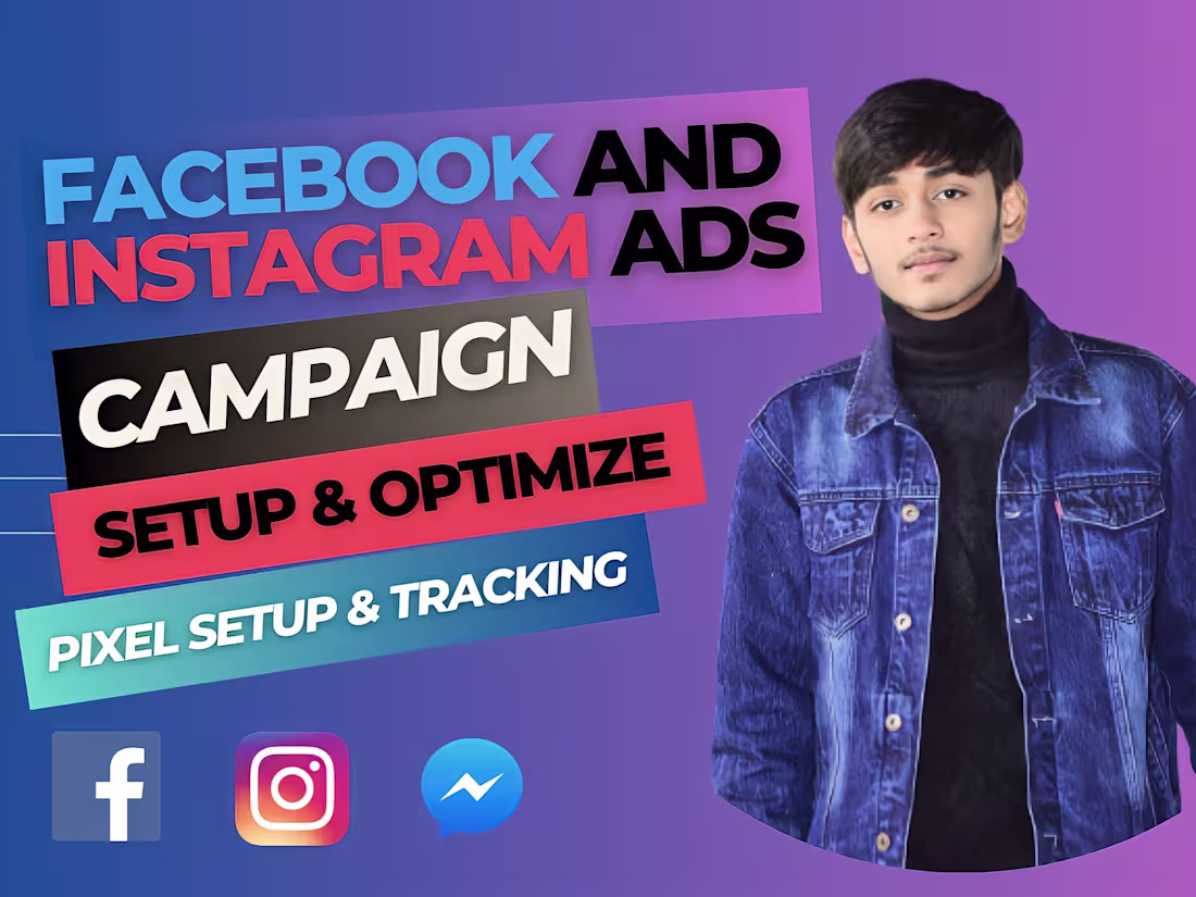 Cover image for I will setup facebook ads campaign, run fb ads campaign, shopify