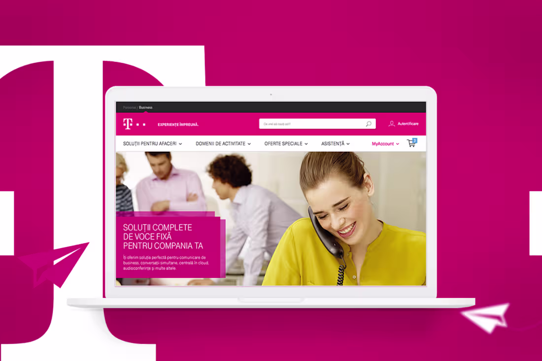 Cover image for Telekom Business Website Redesign