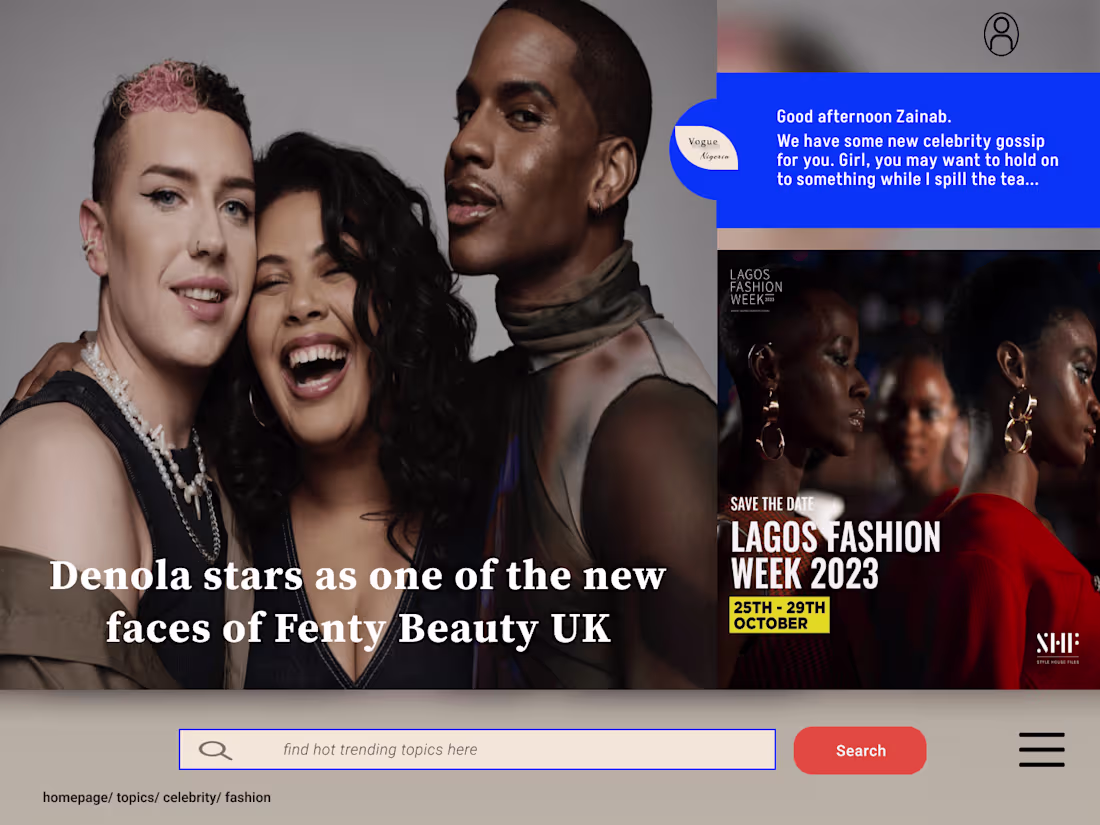 Cover image for Landing Page UI for a Blog/Magazine