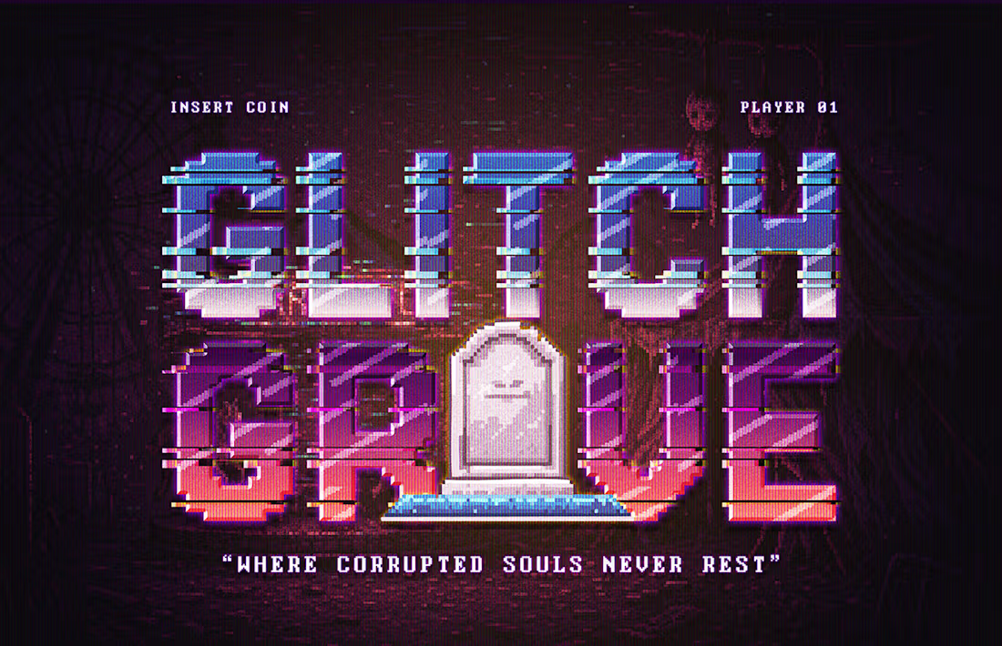 Cover image for Glitch Grove - Game Logo