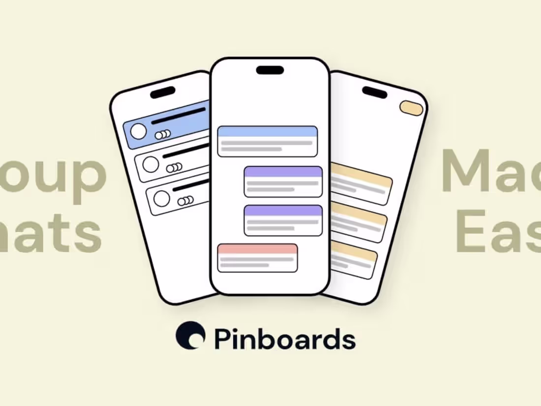 Cover image for Pinboards | Group Chats Made Easy