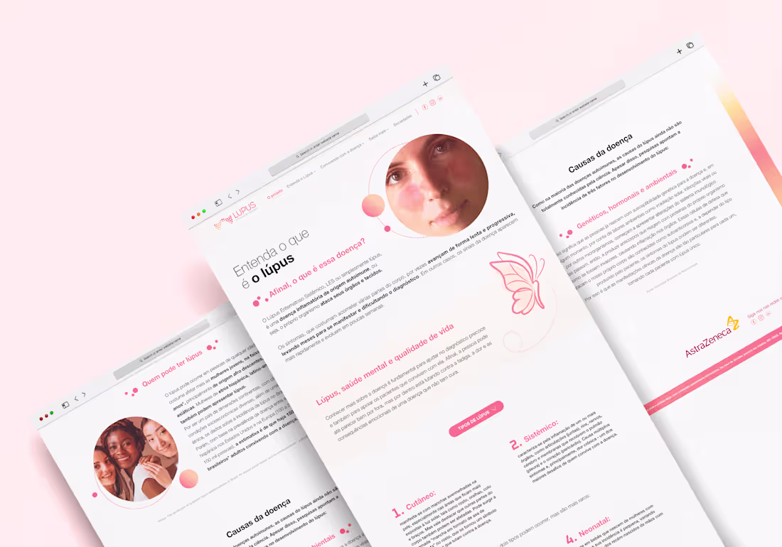 Cover image for AstraZeneca Lupus Awareness Landing page