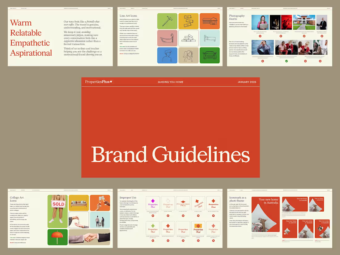 Cover image for A 30+ page brand guidelines