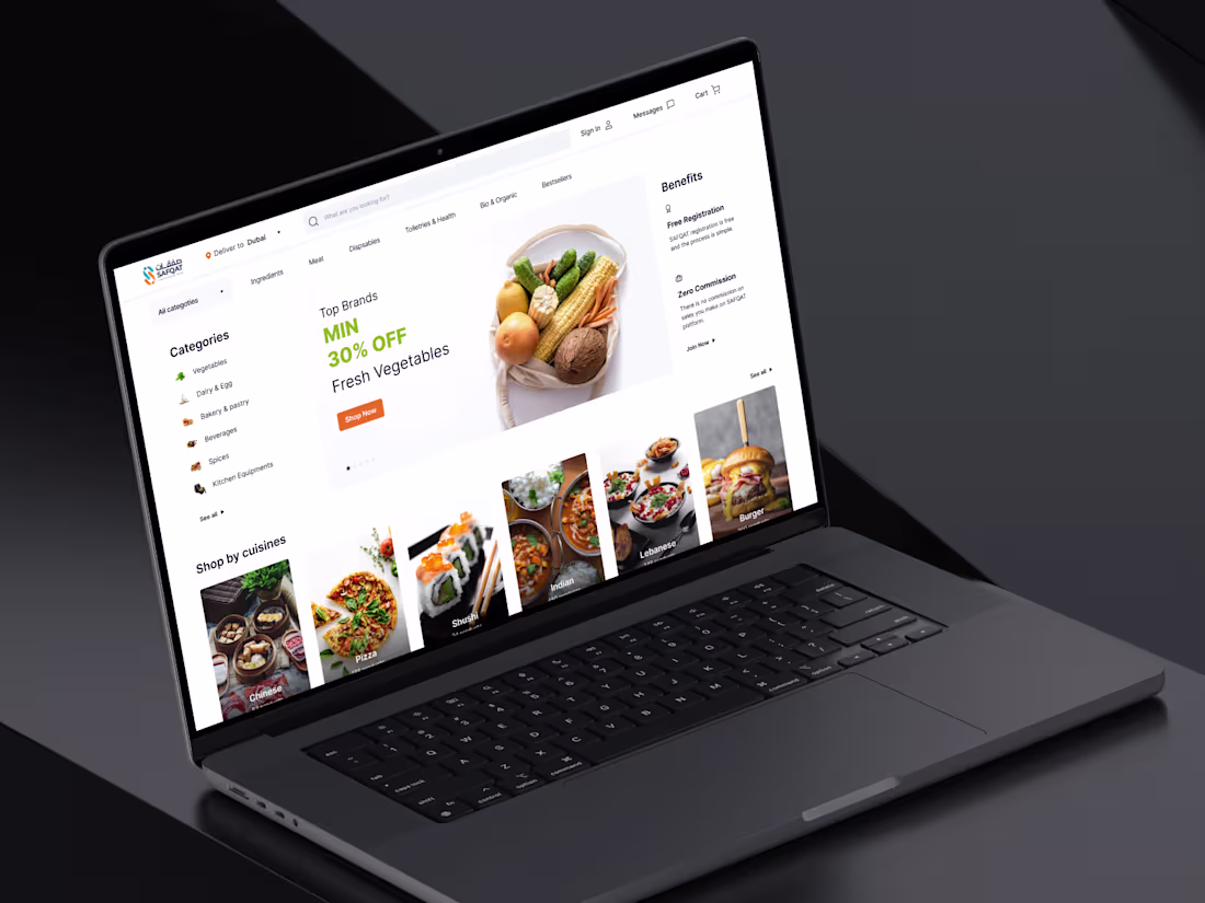 Cover image for Safqat UX/UI Overhaul and Brand System