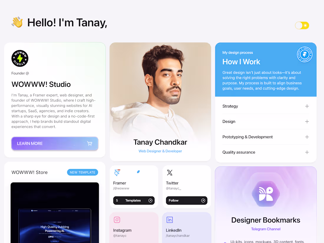 Cover image for Personal Website - tanayc.com