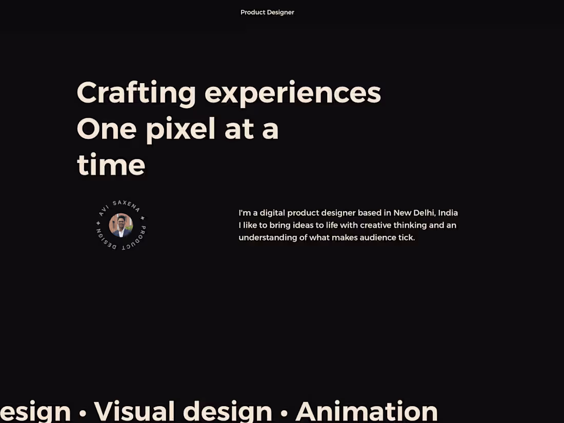 Cover image for My framer portfolio web design