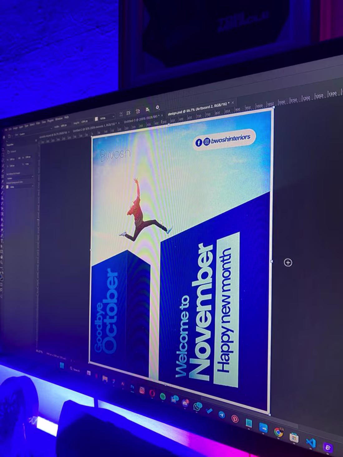 Cover image for October taught us lessons. November gives us vision. Keep cr...