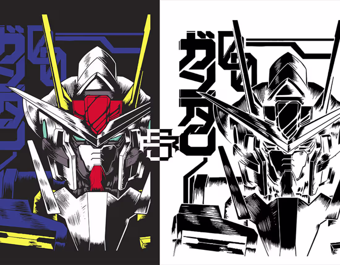 Cover image for Gundam T-Shirt Design | Behance