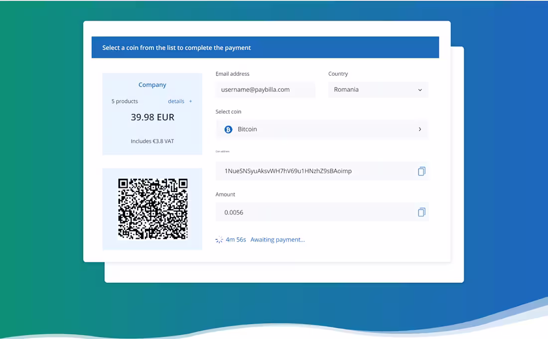 Cover image for Paybilla - website on Behance
