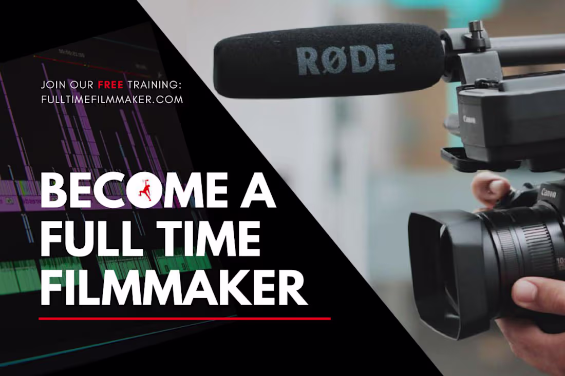 Cover image for Become a Full Time Filmmaker