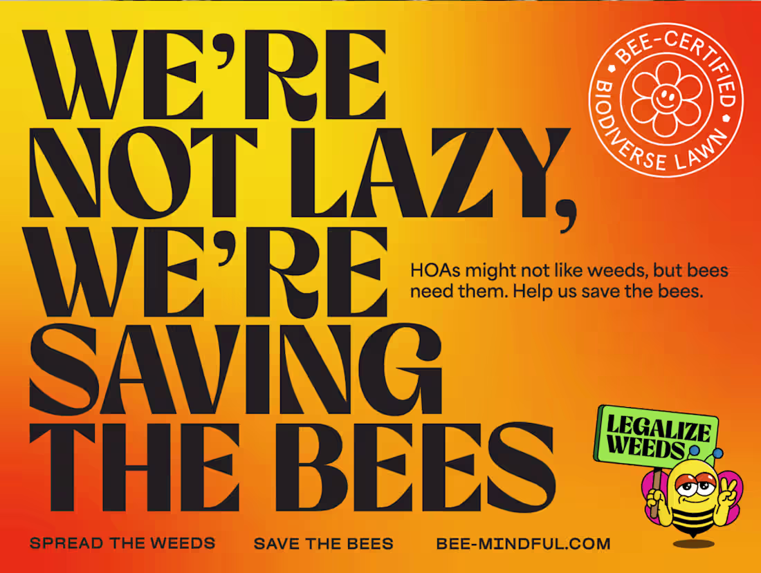 Cover image for Save the Bees—Legalize Weeds