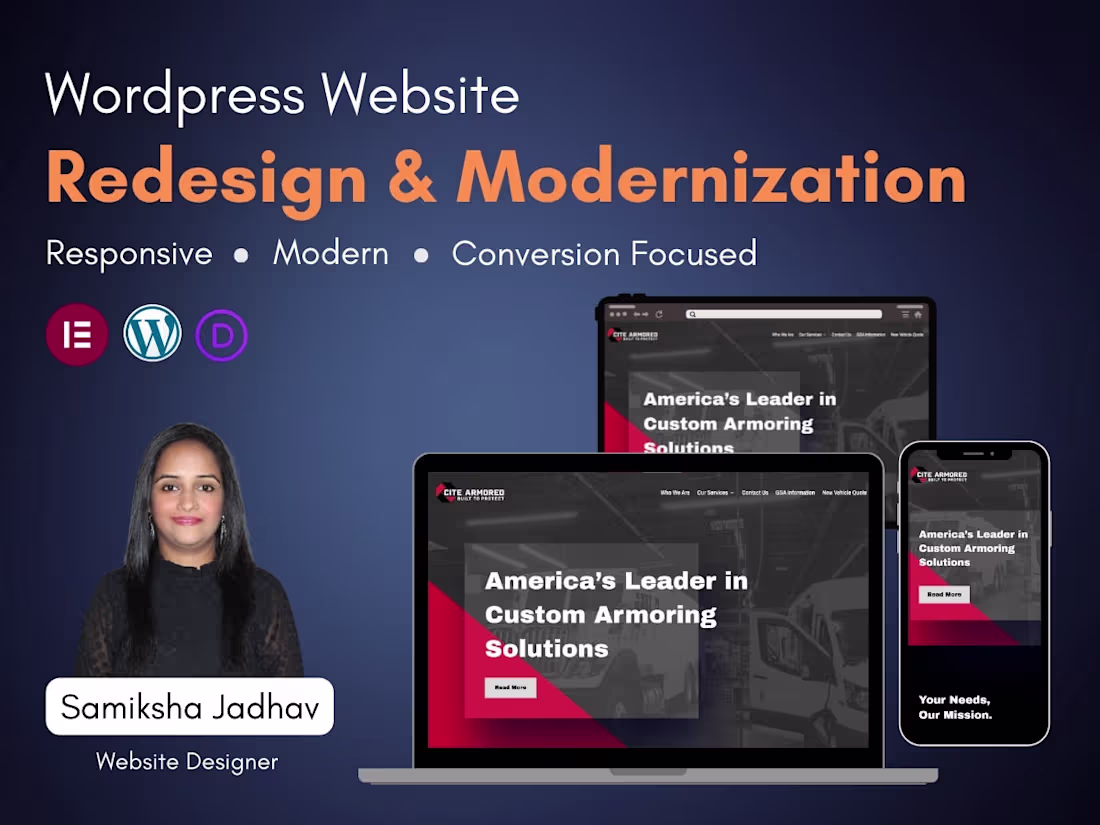 Cover image for WordPress Website Redesign & Modernization