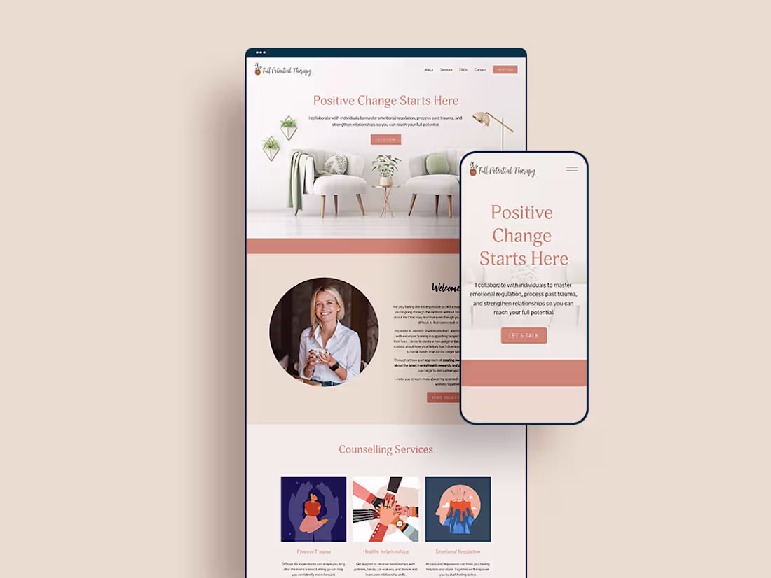 Cover image for Squarespace Website Template