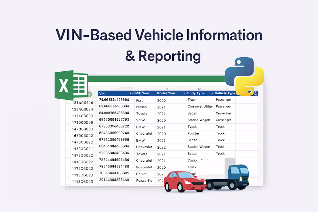 Cover image for VIN-Based Vehicle Data Extraction Utility