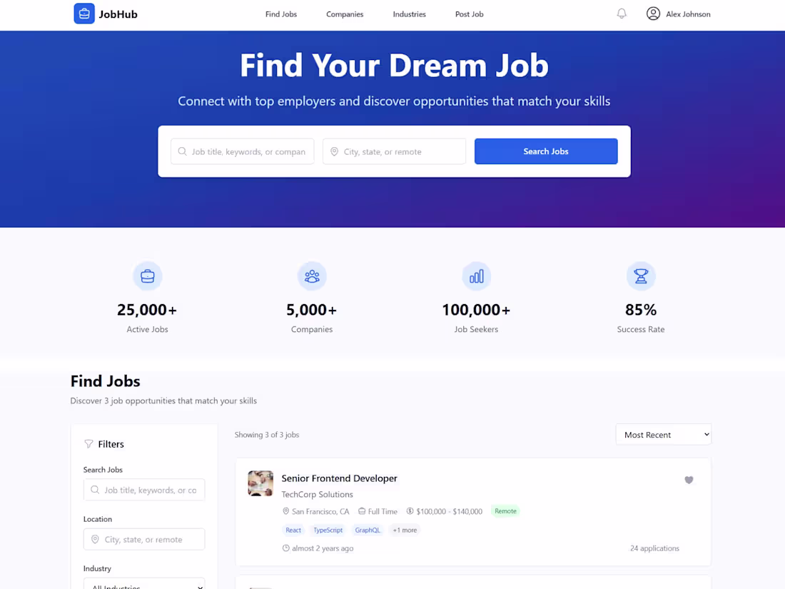 Cover image for Job Search & Recruitment Platform