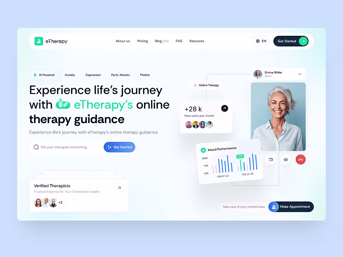 Cover image for E- therapy