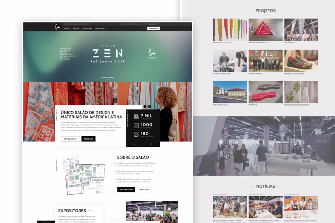 Cover image for Website for a big Design convention