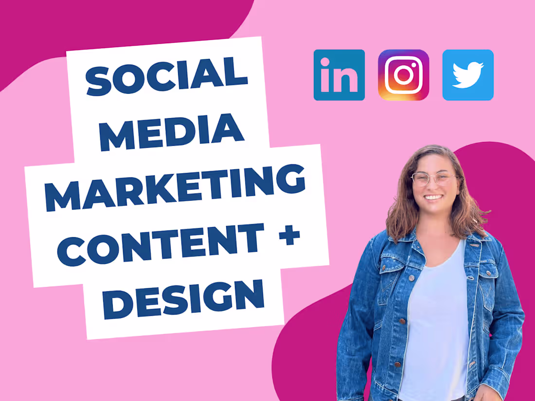 Cover image for Social Media Marketing Content + Design