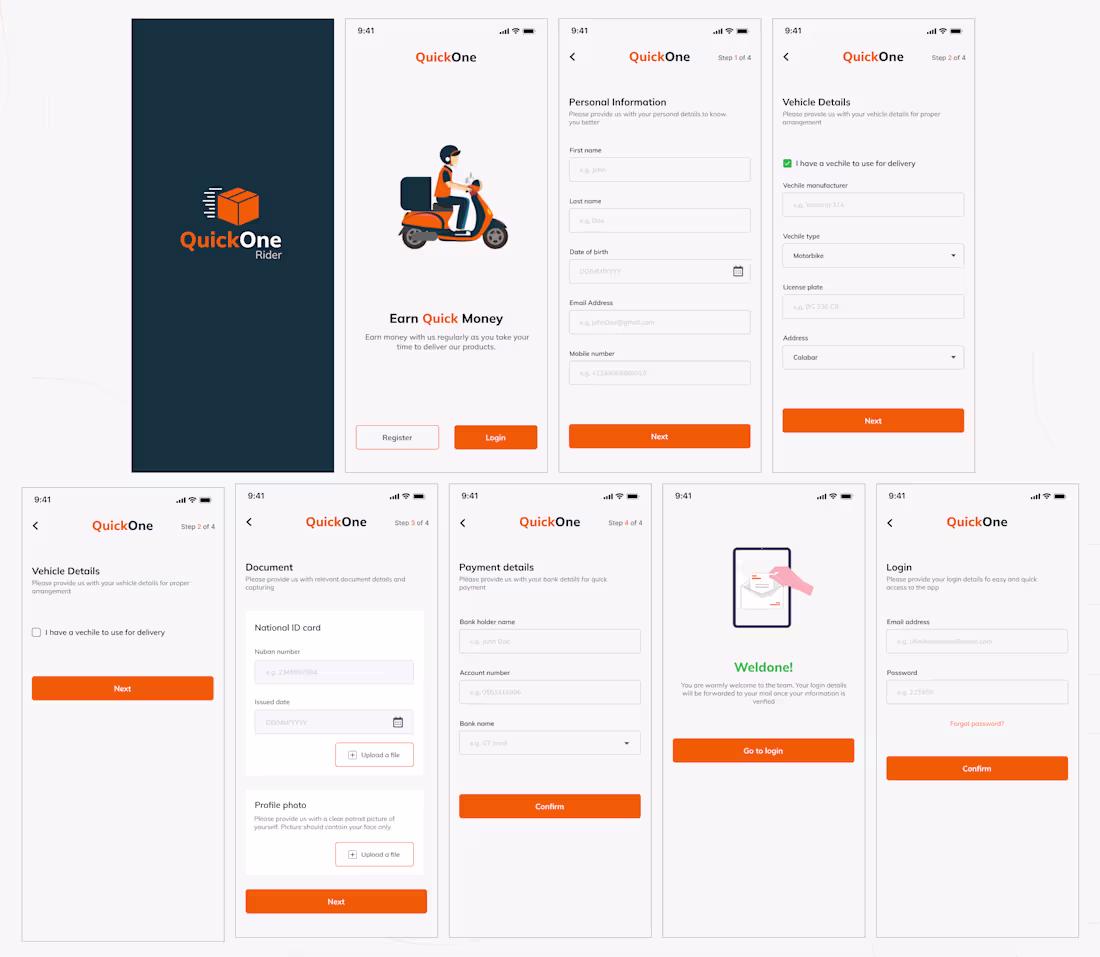 Cover image for QuickOne Delivery Platform