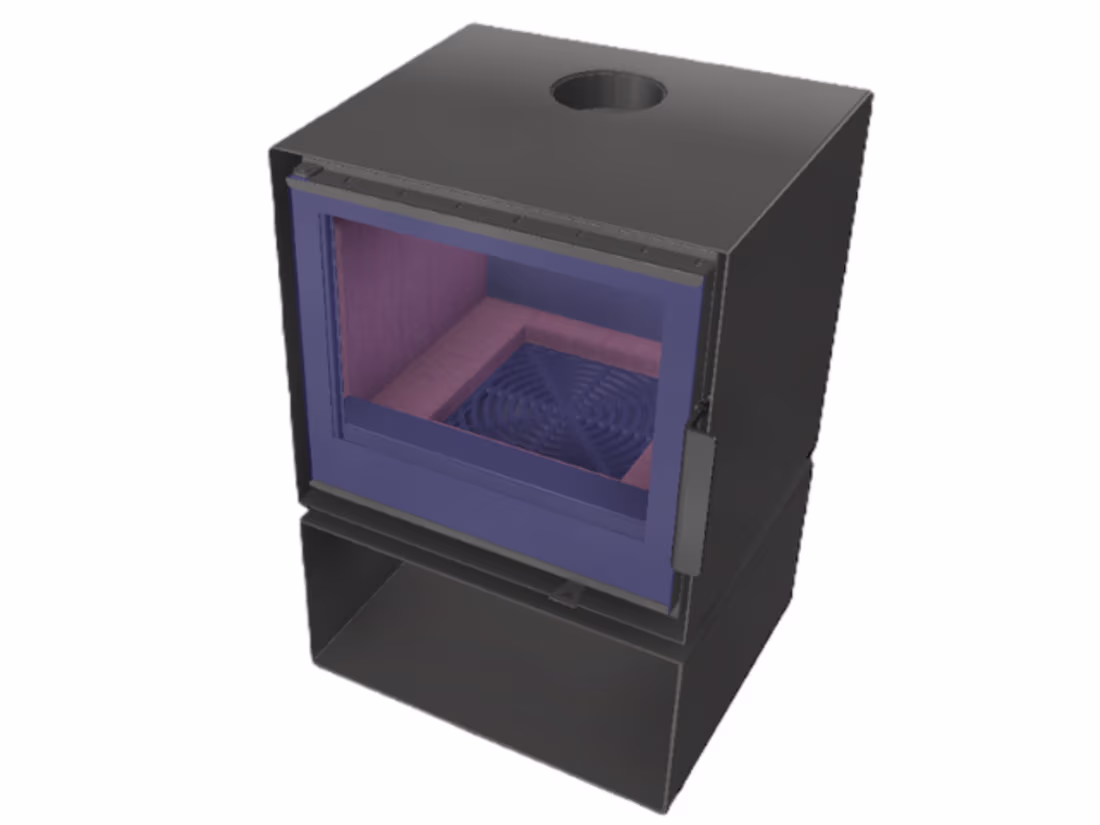 Cover image for Custom designed fireplace