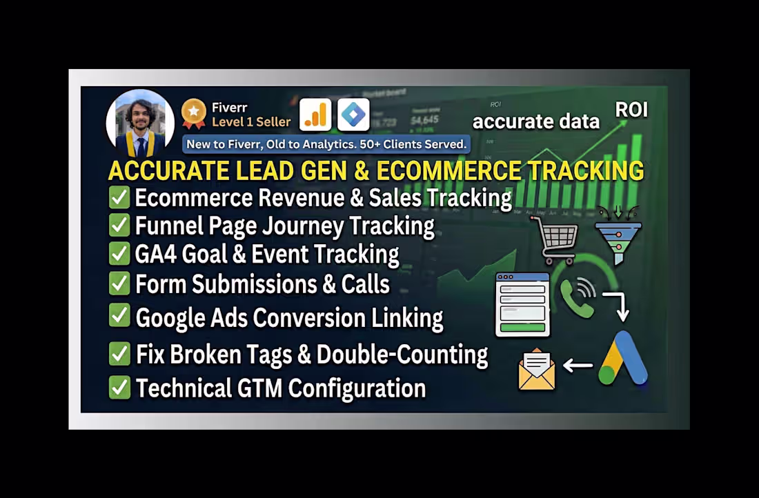 Cover image for GA4 & GTM Setup for Accurate Lead Tracking