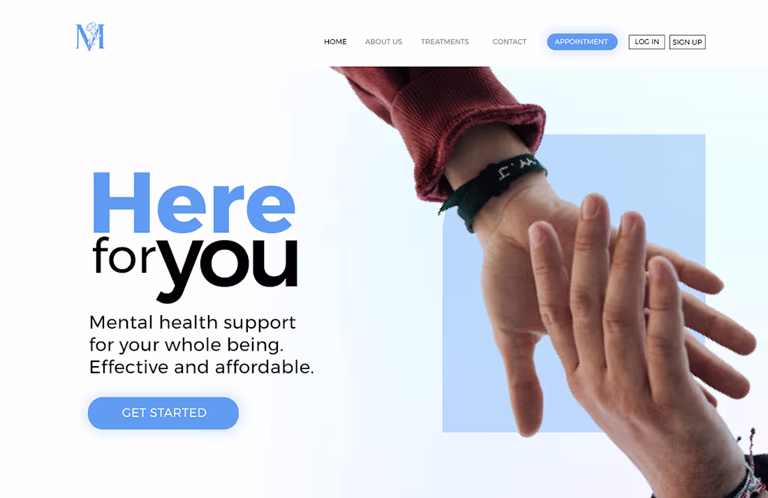 Cover image for Mikkadesh Landing Page Design :: Behance