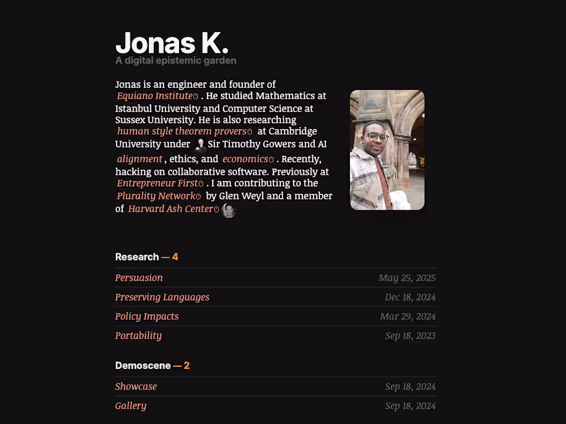Cover image for Portfolio Jonas 