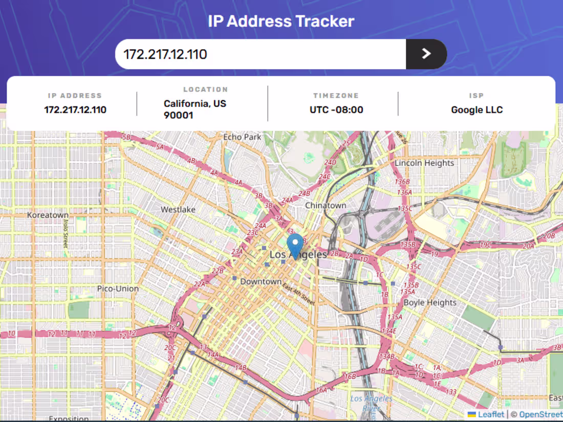 Cover image for IP Tracker