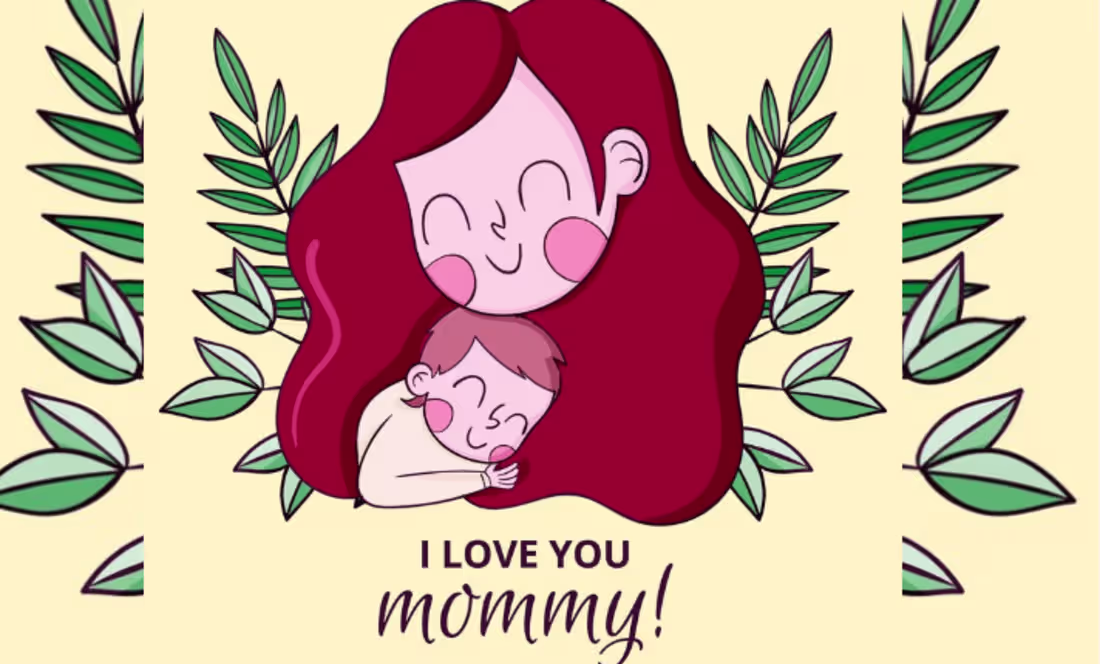 Cover image for A child's love for the mother.