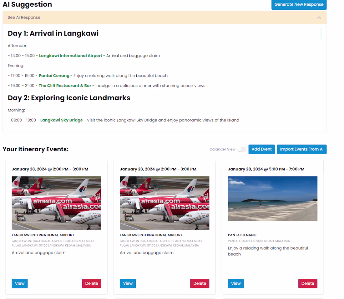 Cover image for Trip sync (Itinerary Planning App)