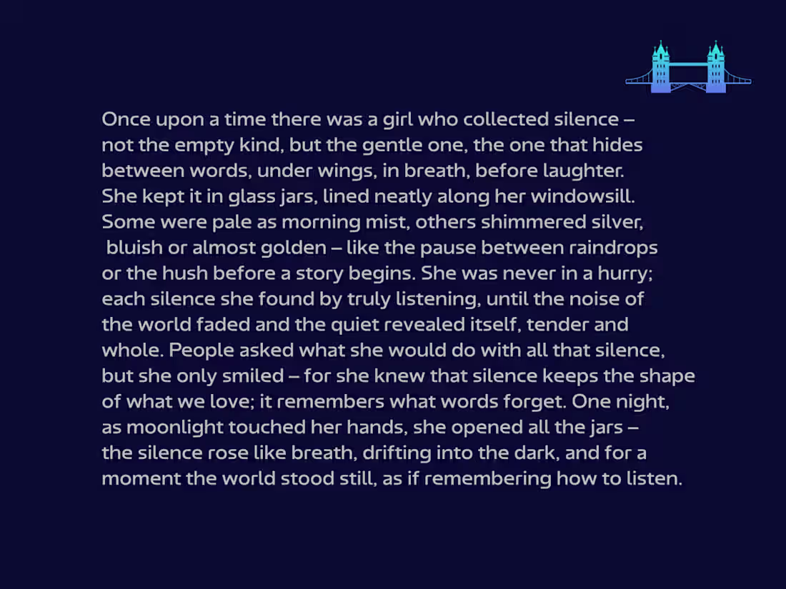 Cover image for The Girl Who Collected Silence
