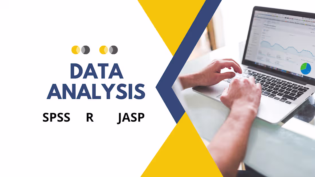 Cover image for Do data analysis with Spss or R or Jasp and provide report