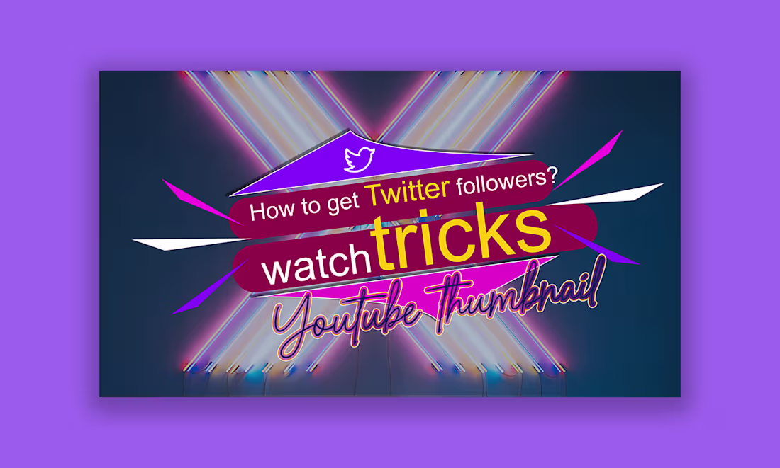 Cover image for I will design you tube thumbnail