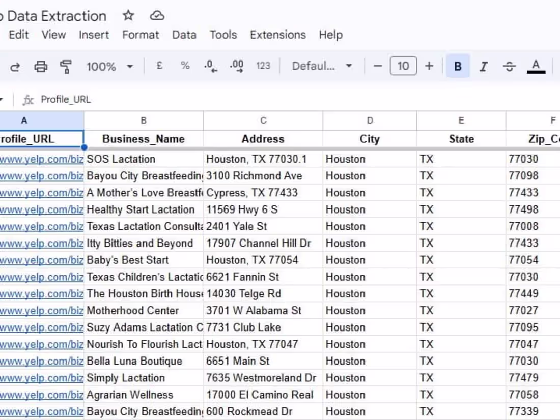 Cover image for Yelp Data Extraction