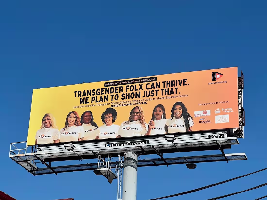 Cover image for Transgender Awareness Billboard and Press Conference