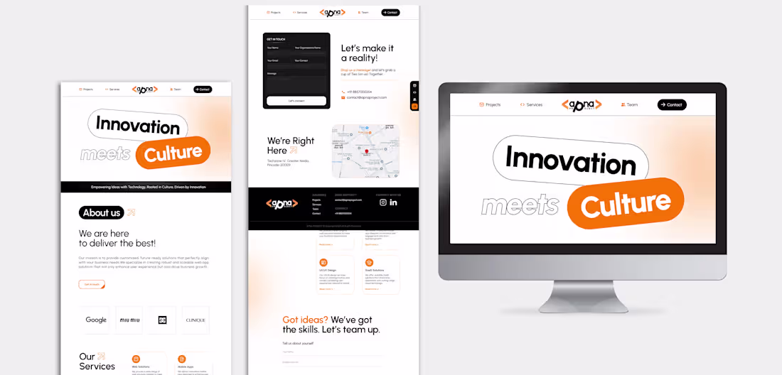 Cover image for UI/UX & Logo design I crafted for a Tech startup ⚡ Clean, mo...