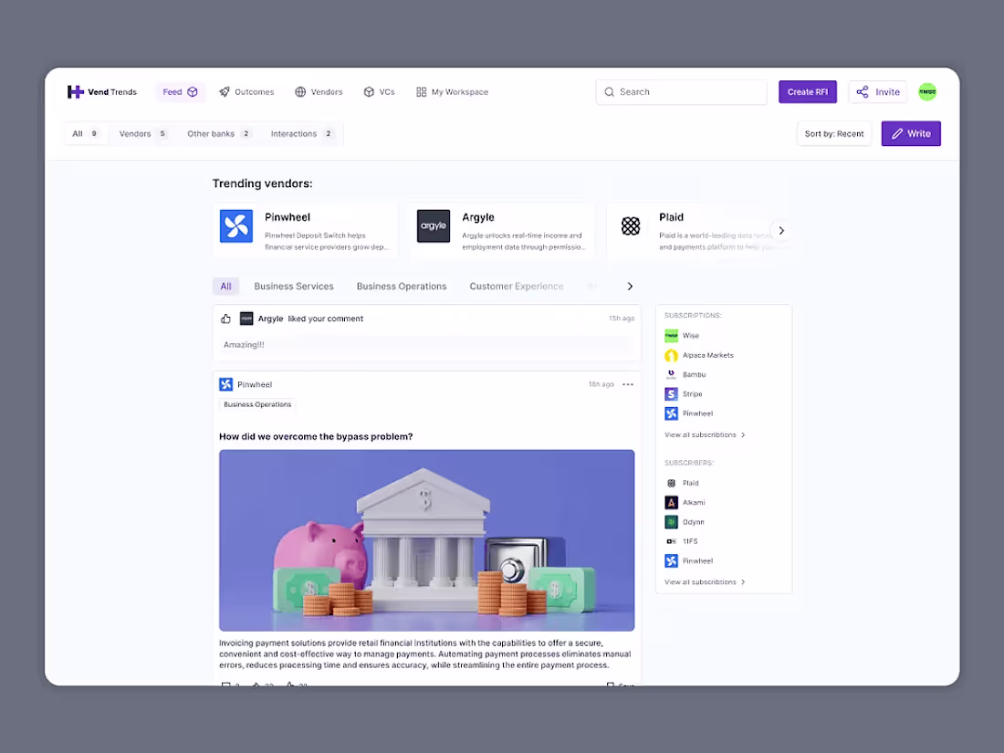 Cover image for Vend Trends | Marketplace Platform for Financial Innovation