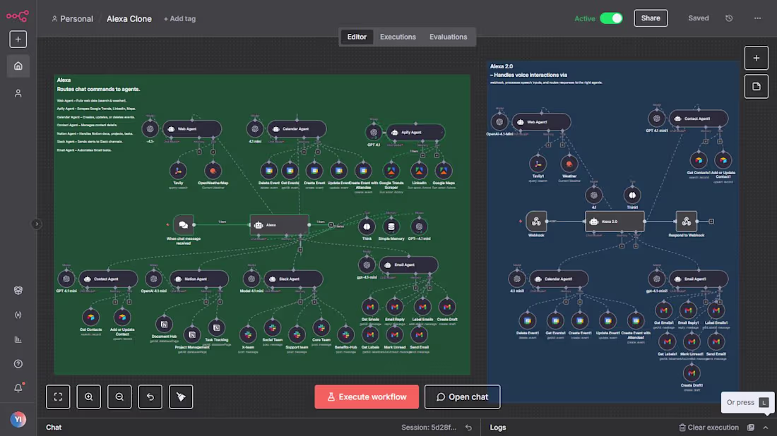 Cover image for Alexa Clone – AI Multi-Agent Voice & Chat Automation System