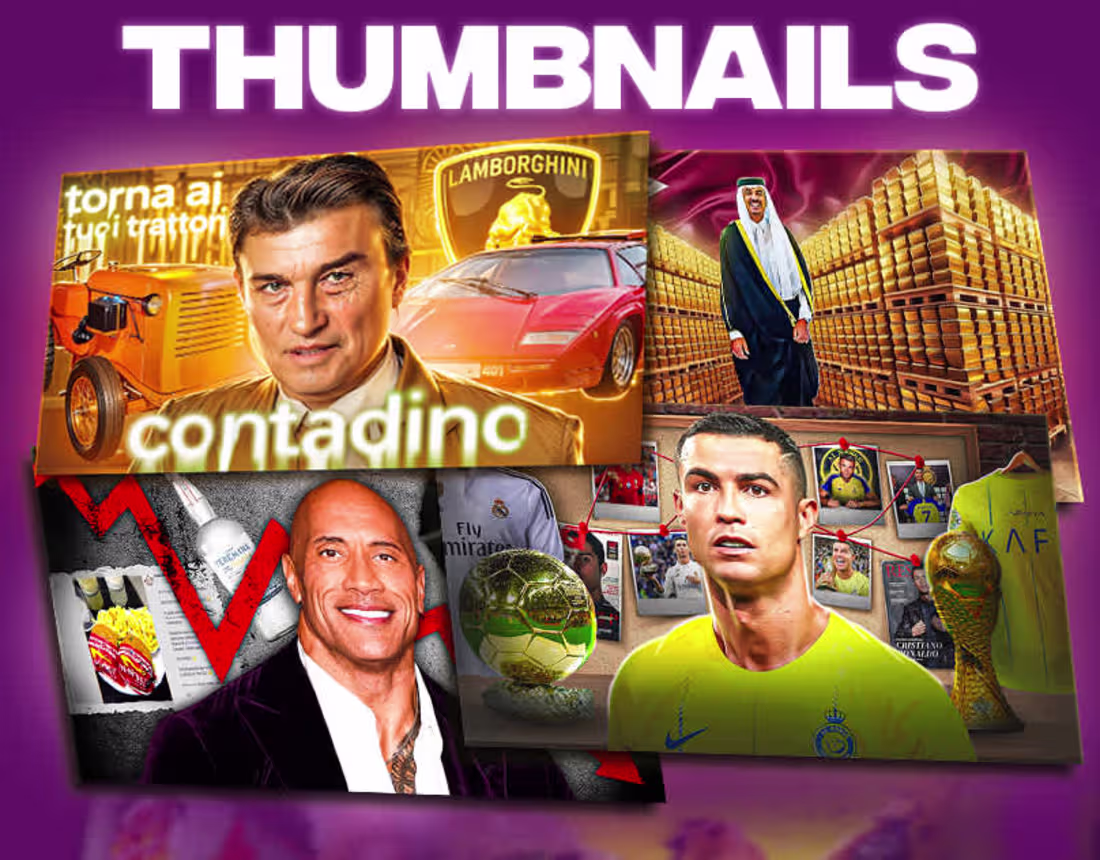 Cover image for YOUTUBE THUMBNAIL DESIGN