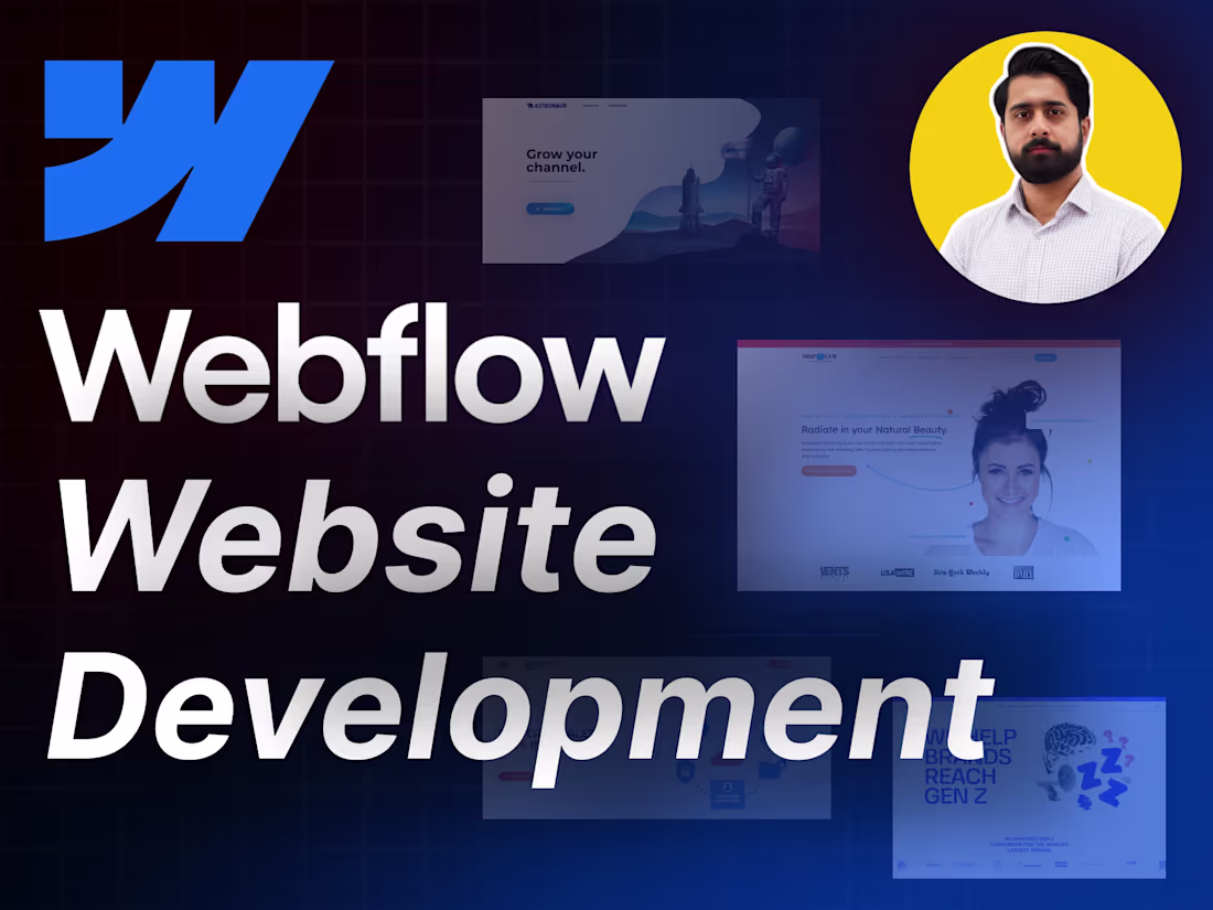 Cover image for Custom Webflow Website Build from Figma or Inspiration