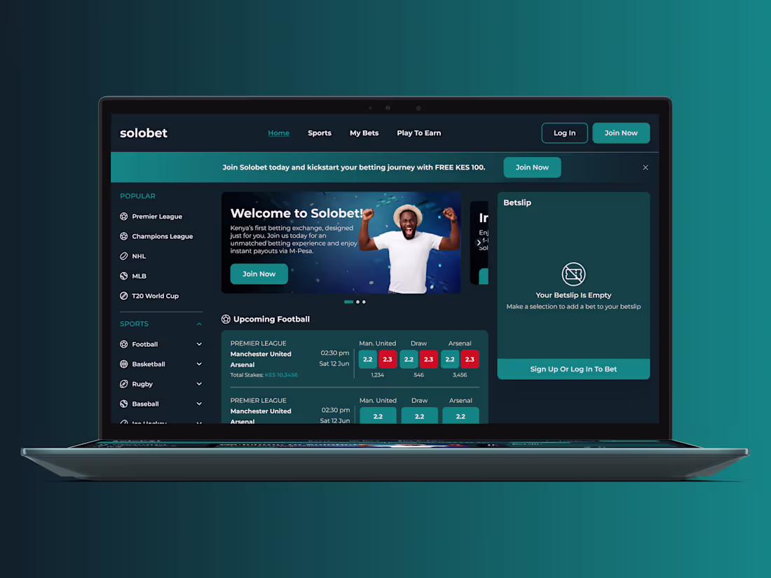 Cover image for SoloBet - UX Meets Blockchain | Figma Design