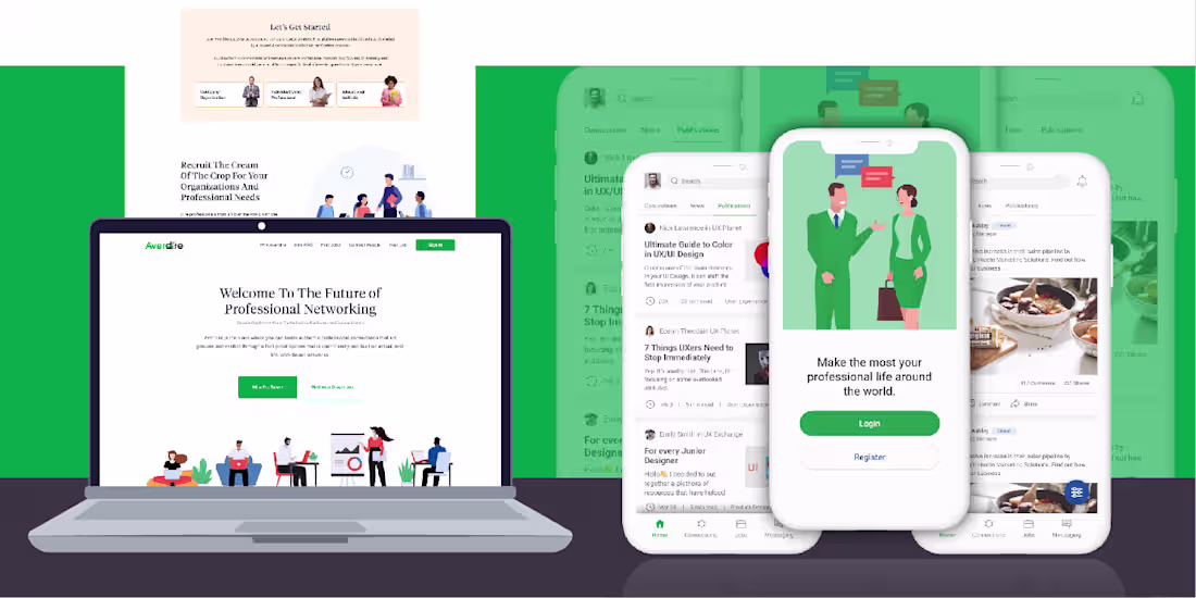 Cover image for Averdire (Corporate Social App)