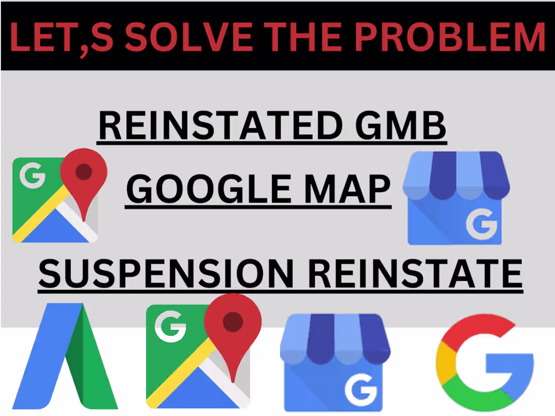 Cover image for get your suspension gmb reinstated quickly gmb suspension